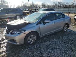 Honda Civic salvage cars for sale: 2015 Honda Civic LX