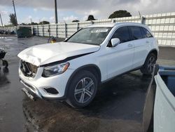 Salvage cars for sale at Miami, FL auction: 2016 Mercedes-Benz GLC 300