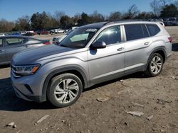 Salvage cars for sale at Madisonville, TN auction: 2021 Volkswagen Atlas SE