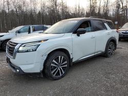 Salvage cars for sale from Copart Cookstown, ON: 2023 Nissan Pathfinder Platinum