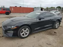 Salvage cars for sale at Homestead, FL auction: 2021 Ford Mustang