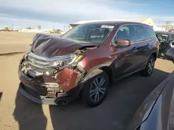 Salvage cars for sale at Brighton, CO auction: 2017 Honda Pilot EXL