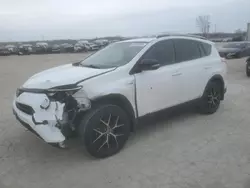 Toyota salvage cars for sale: 2017 Toyota Rav4 HV SE