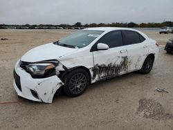 Salvage cars for sale from Copart San Antonio, TX: 2016 Toyota Corolla L