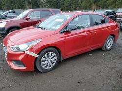 Salvage cars for sale at Graham, WA auction: 2022 Hyundai Accent SE