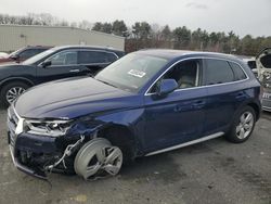 Salvage cars for sale at Exeter, RI auction: 2018 Audi Q5 Premium Plus