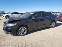 Salvage cars for sale at Amarillo, TX auction: 2019 Ford Fusion SE