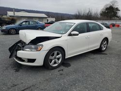 Salvage cars for sale from Copart Grantville, PA: 2014 Volkswagen Passat S