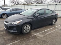 Salvage cars for sale at Moraine, OH auction: 2019 Chevrolet Cruze