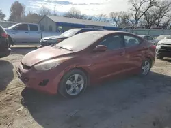 Salvage cars for sale at Wichita, KS auction: 2012 Hyundai Elantra GLS