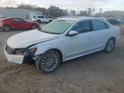 Salvage cars for sale at Hampton, VA auction: 2016 Volkswagen Passat SE