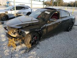 Salvage cars for sale at Loganville, GA auction: 2021 Alfa Romeo Giulia TI