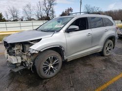 Salvage cars for sale at Bridgeton, MO auction: 2016 Toyota Highlander XLE