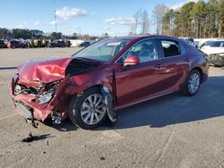 Salvage cars for sale at Dunn, NC auction: 2020 Toyota Camry LE