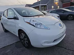 Copart GO cars for sale at auction: 2016 Nissan Leaf SV