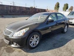 Infiniti Vehiculos salvage en venta: 2012 Infiniti G25 Base