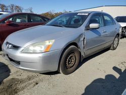 Salvage cars for sale at Spartanburg, SC auction: 2004 Honda Accord LX