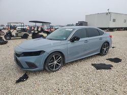 Salvage cars for sale at Taylor, TX auction: 2022 Honda Civic Touring