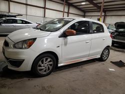 Salvage cars for sale at Pennsburg, PA auction: 2018 Mitsubishi Mirage SE