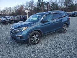 Salvage cars for sale at Mebane, NC auction: 2016 Honda Pilot Exln