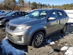 Salvage cars for sale at Exeter, RI auction: 2014 KIA Sorento LX