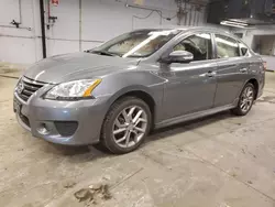 Salvage cars for sale at Wheeling, IL auction: 2015 Nissan Sentra S