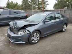 Volkswagen Vehiculos salvage en venta: 2017 Volkswagen Jetta S