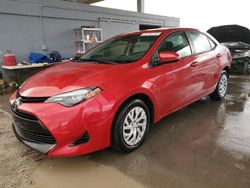 Salvage cars for sale at West Palm Beach, FL auction: 2018 Toyota Corolla L