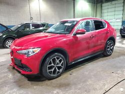 Salvage cars for sale at Woodhaven, MI auction: 2018 Alfa Romeo Stelvio TI