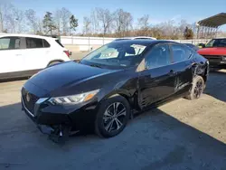 Nissan salvage cars for sale: 2021 Nissan Sentra SV