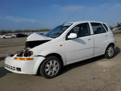 Salvage cars for sale at Fresno, CA auction: 2004 Chevrolet Aveo LS