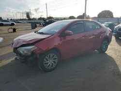 Salvage cars for sale from Copart Miami, FL: 2015 Toyota Corolla L