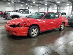 Chevrolet salvage cars for sale: 2004 Chevrolet Monte Carlo LS