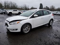 Salvage cars for sale at Portland, OR auction: 2017 Ford Focus SE