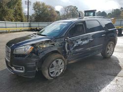 Salvage cars for sale at Lufkin, TX auction: 2014 GMC Acadia Denali