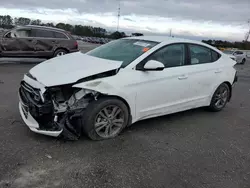 Salvage cars for sale at Dunn, NC auction: 2018 Hyundai Elantra SEL