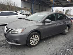 Salvage cars for sale at Cartersville, GA auction: 2016 Nissan Sentra S