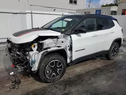 Salvage cars for sale at Opa Locka, FL auction: 2024 Jeep Compass Trailhawk