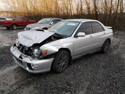 Salvage cars for sale at Arlington, WA auction: 2002 Subaru Impreza WRX