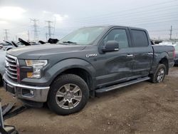 Salvage cars for sale at Elgin, IL auction: 2016 Ford F150 Supercrew