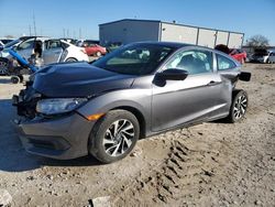 Salvage cars for sale from Copart Haslet, TX: 2017 Honda Civic LX