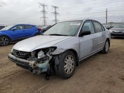 Salvage cars for sale at Elgin, IL auction: 2005 Honda Civic LX