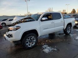 Toyota salvage cars for sale: 2017 Toyota Tacoma Double Cab