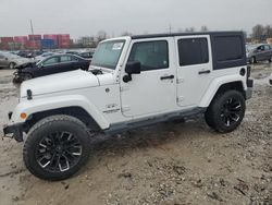 Salvage cars for sale at Columbus, OH auction: 2016 Jeep Wrangler Unlimited Sahara