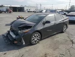 Salvage cars for sale at Sun Valley, CA auction: 2020 Toyota Prius Prime LE