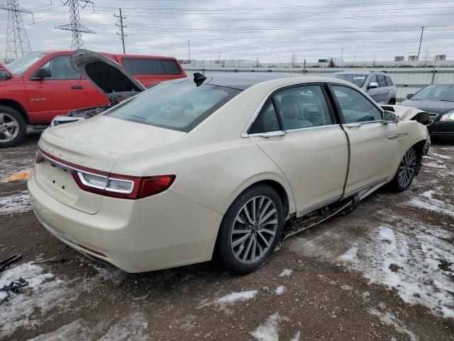 2018 Lincoln Continental Select