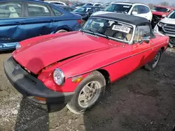 Salvage cars for sale at Cahokia Heights, IL auction: 1980 MG MGB