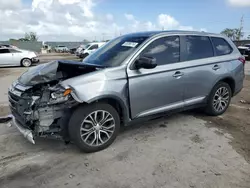 Mitsubishi salvage cars for sale: 2016 Mitsubishi Outlander ES