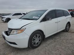 Salvage cars for sale at Houston, TX auction: 2012 Honda Odyssey EXL