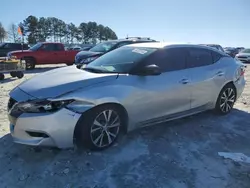 Salvage cars for sale at Loganville, GA auction: 2016 Nissan Maxima 3.5S